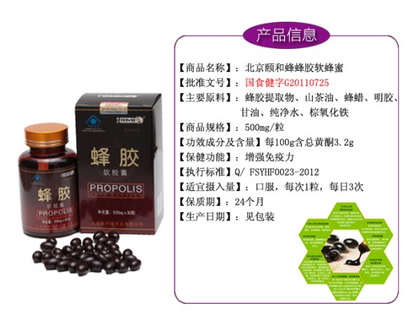 蜂膠軟膠囊