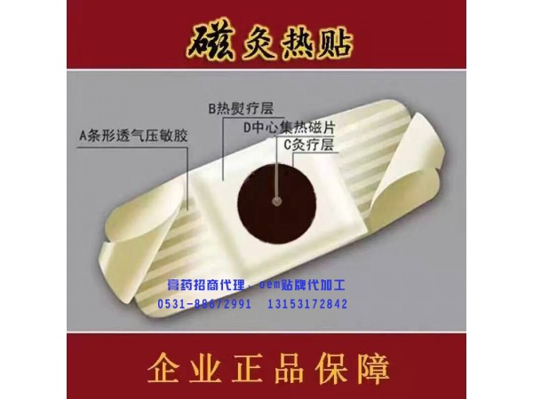 濟(jì)南皇圣堂骨科磁灸熱貼貼劑 磁灸貼 熱灸貼 灸療貼