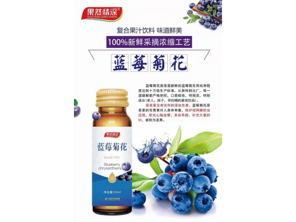 藍(lán)莓菊花果汁飲料