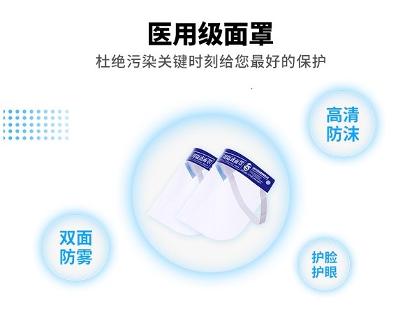 醫(yī)用防護(hù)面罩生產(chǎn)廠家，醫(yī)用防護(hù)面罩，一次性醫(yī)用防護(hù)面罩