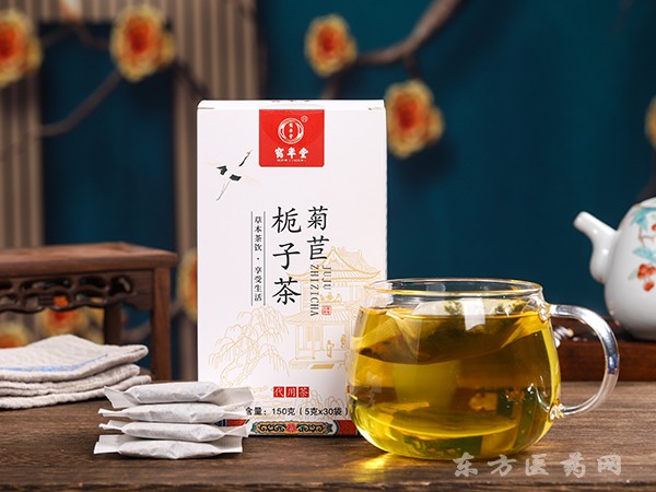菊苣梔子茶