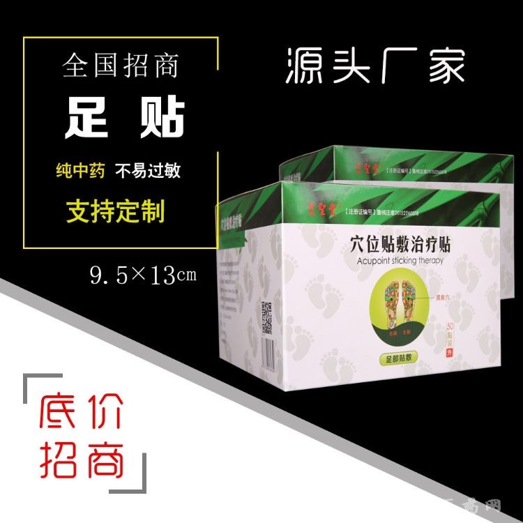 足貼