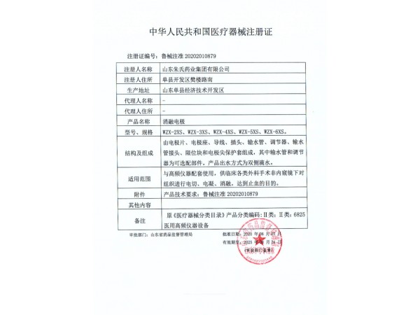 東貝消融電極