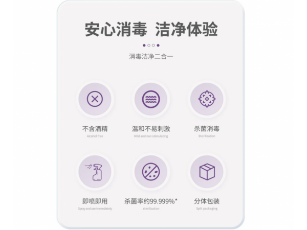 閱紫  無醇復(fù)合季銨鹽消毒液500ml 大量現(xiàn)貨