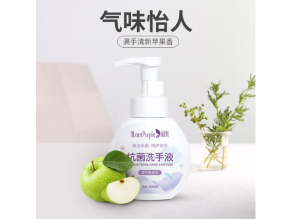 閱紫 抗菌洗手液按壓泡沫瓶  現(xiàn)貨