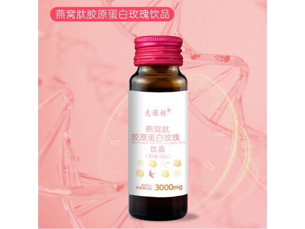 燕窩肽膠原蛋白玫瑰飲品