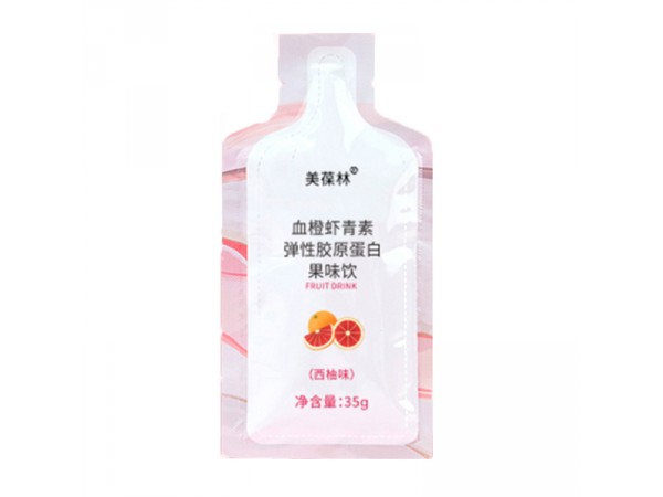 血橙蝦青素彈性蛋白果味飲oem山東慶葆堂