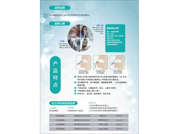 抗過敏凝膠
