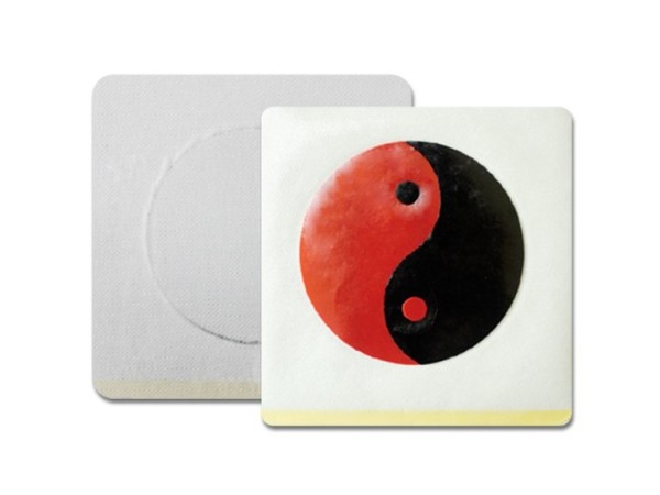 代加工S型切口PU膜草本黑膏藥遠(yuǎn)紅外磁療貼 膏體均厚 可掛網(wǎng)