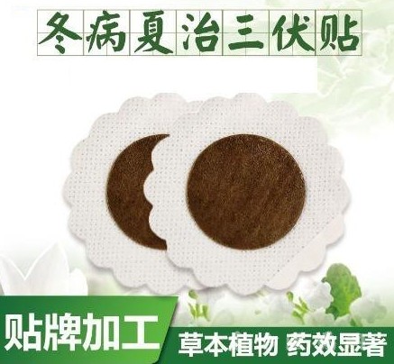 東進藥業(yè)代加工外用膏貼 三伏貼 OEM貼牌無紡布親膚透氣 蜂蜜兒童穴位貼代加工
